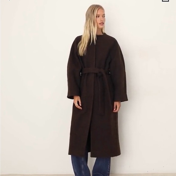 ASOS Dark Brown Women's Coat - Picture 2 of 6